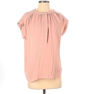 Vera Wang Blush Pink Loose Fit Business Casual Blouse New without Tag